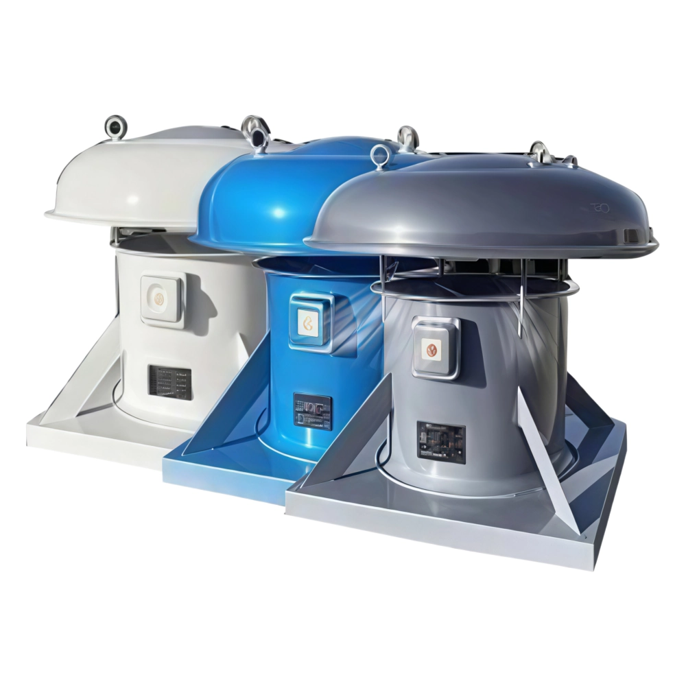 Carbon-steel axial DWT-I rooftop fan